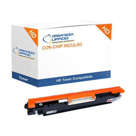 Toner Nero per HP CE310A CON CHIP Compatibile 1.300 Pagine Toner Nero per HP CE310A CON CHIP Compatibile 1.300 Pagine