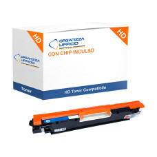 Toner Ciano per HP CF351A CON CHIP Compatibile 1.000 Pagine Toner Ciano per HP CF351A CON CHIP Compatibile 1.000 Pagine