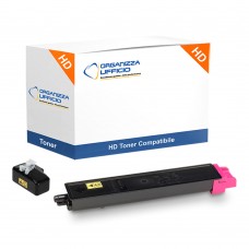 Toner Magenta per Kyocera TK-8315 TK8315 Compatibile 6.000 Pagine + Vaschetta di Recupero