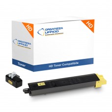 Toner Giallo per Kyocera TK-8315 TK8315 Compatibile 6.000 Pagine + Vaschetta di Recupero Toner Giallo per Kyocera TK-8315 TK8315 Compatibile 6.000 Pagine + Vaschetta di Recupero