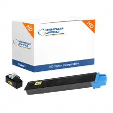 Toner Ciano per Kyocera TK-8315 TK8315 Compatibile 6.000 Pagine + Vaschetta di Recupero Toner Ciano per Kyocera TK-8315 TK8315 Compatibile 6.000 Pagine + Vaschetta di Recupero
